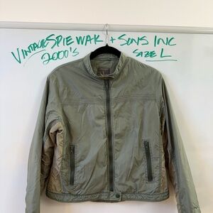 Spiewak Light Sage Green Zip-Up Jacket